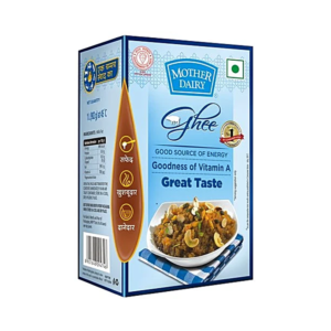 Mother Dairy Ghee/Tuppa, 1 L Carton