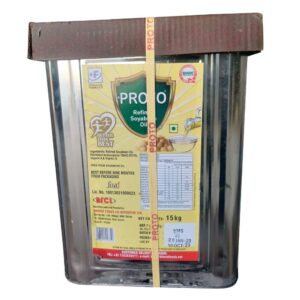 Proto Refined Soyabean Oil 15 kg Tin